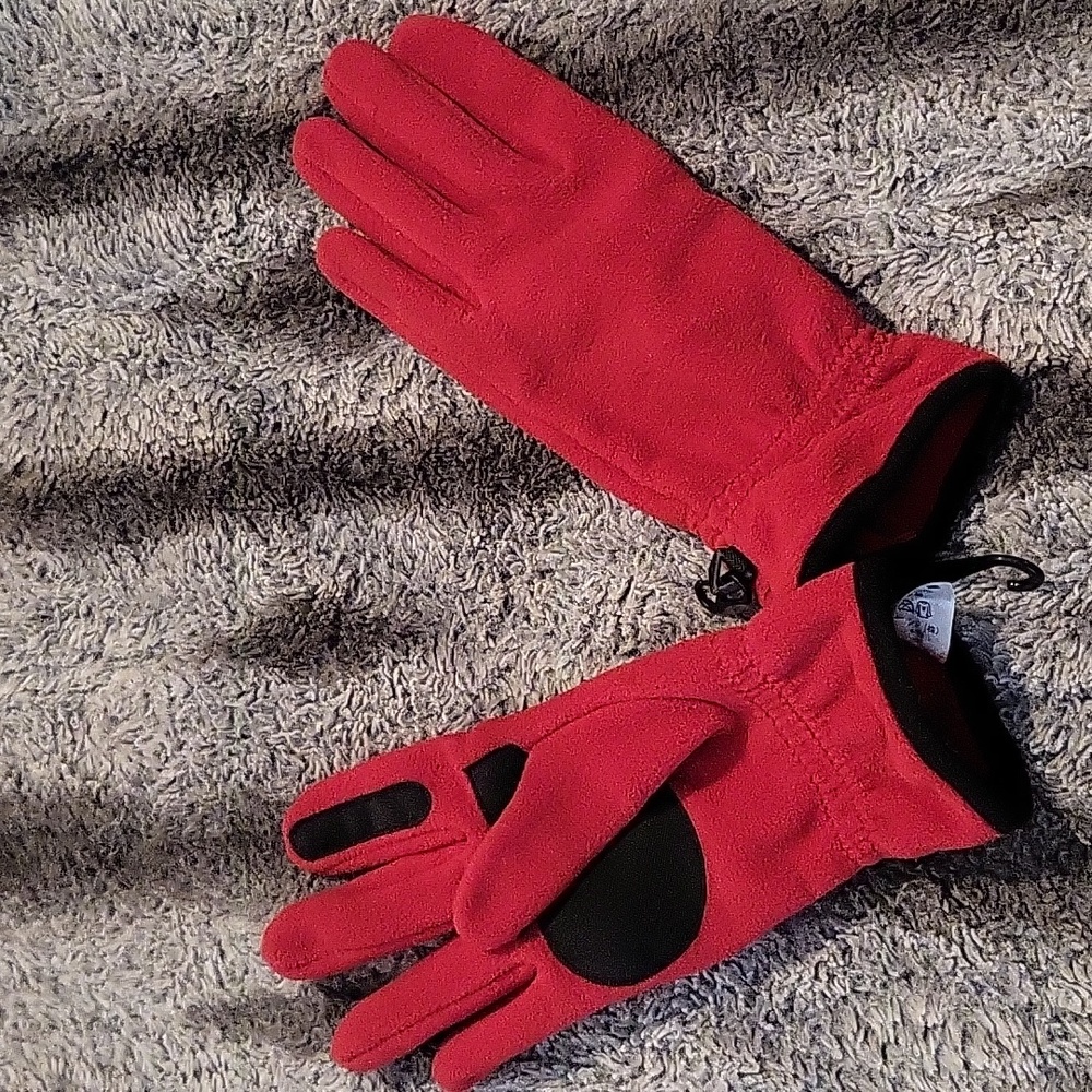 NWTs Lands End Red Gloves - size M - K